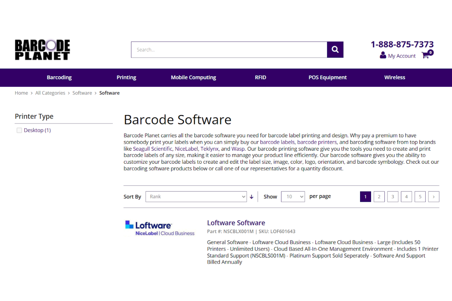 Barcode Planet screenshot - 10 mejores soluciones de software de códigos de barras para 2026