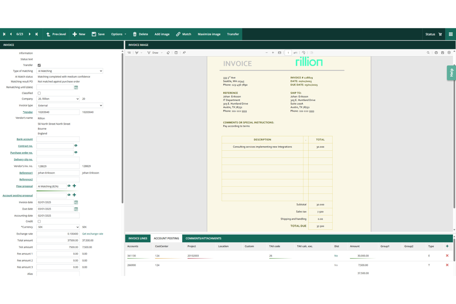 Rillion screenshot - 10 Soluciones de Pago B2B para 2026