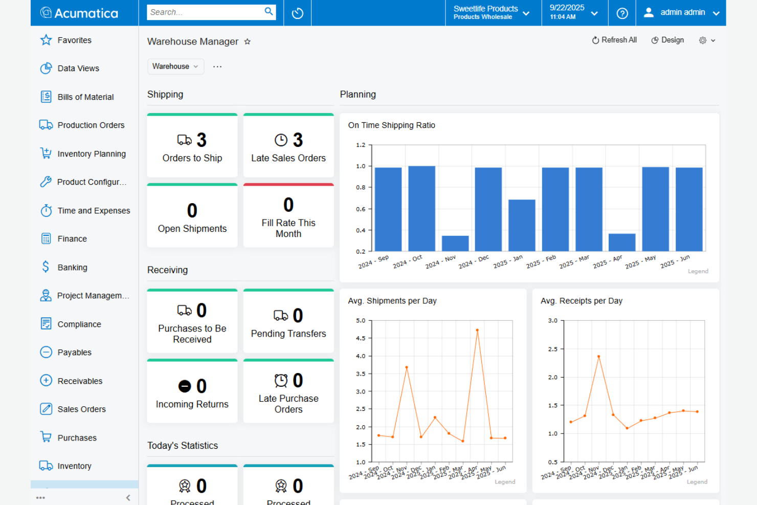 Acumatica screenshot - 13 Migliori Software ERP per la Vendita al Dettaglio per il 2026