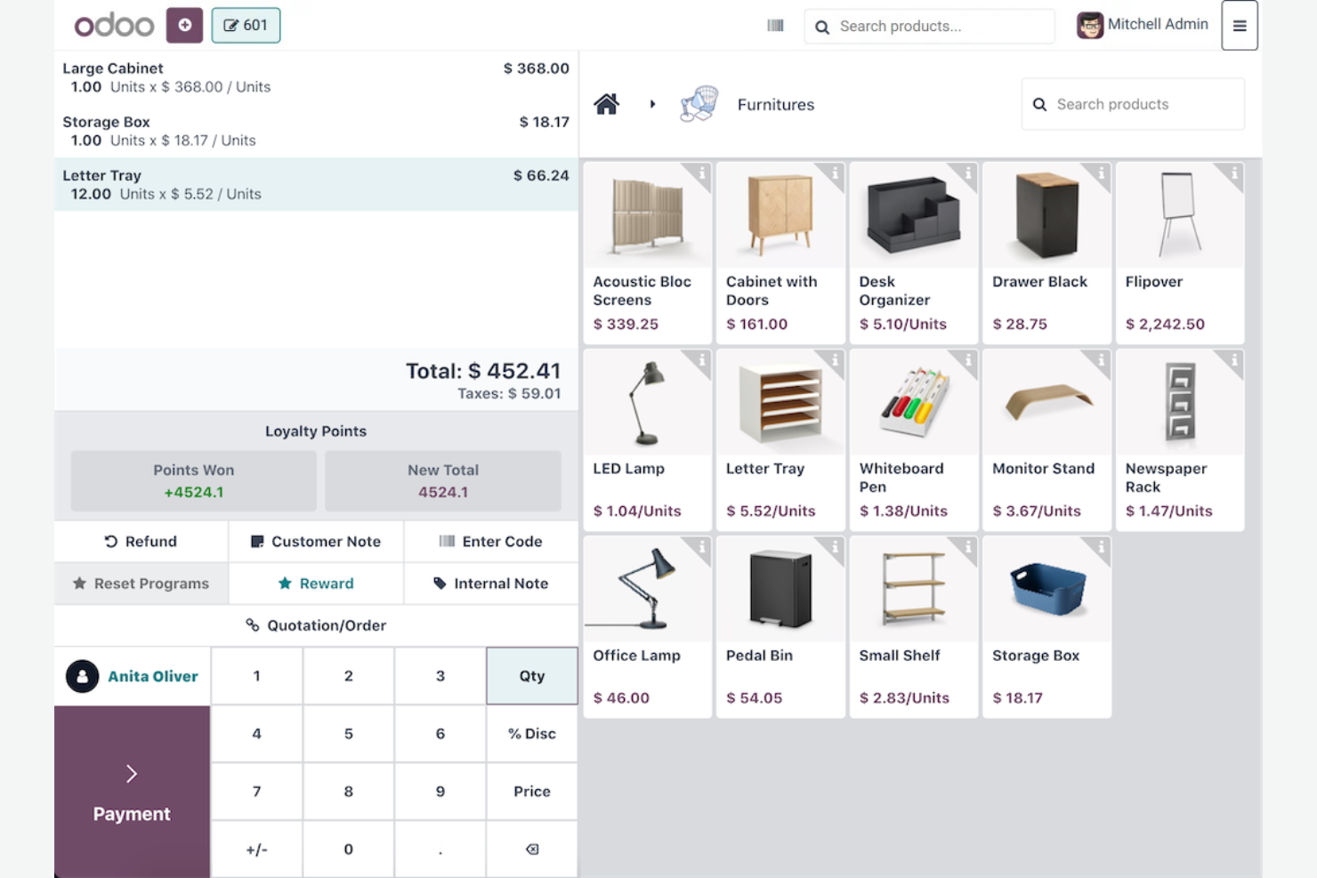 Odoo screenshot - 13 Migliori Software ERP per la Vendita al Dettaglio per il 2026