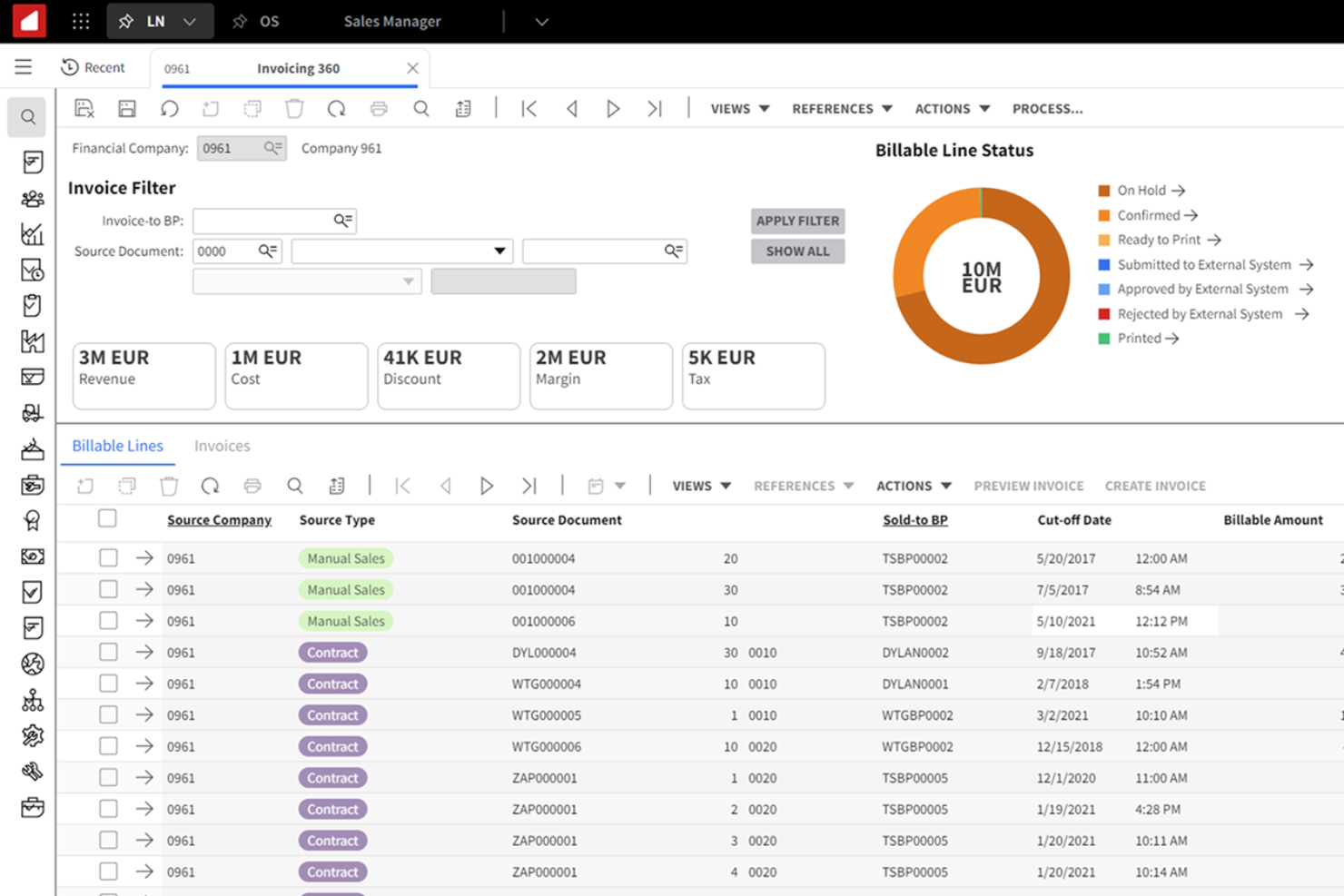 Infor screenshot - 13 Migliori Software ERP per la Vendita al Dettaglio per il 2026