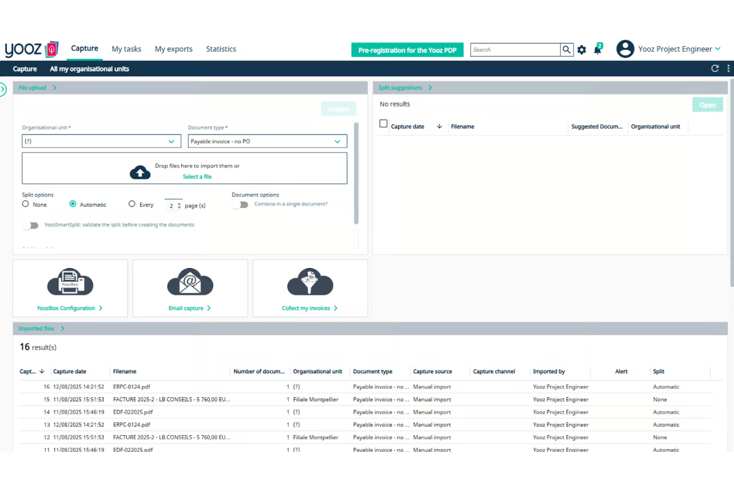 Yooz screenshot - 15 Mejores Alternativas a AvidXchange para 2026