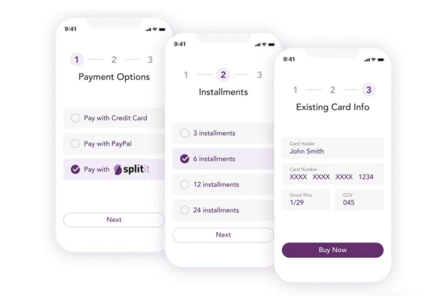 Splitit screenshot - 14 alternativas a Affirm seleccionadas para 2026