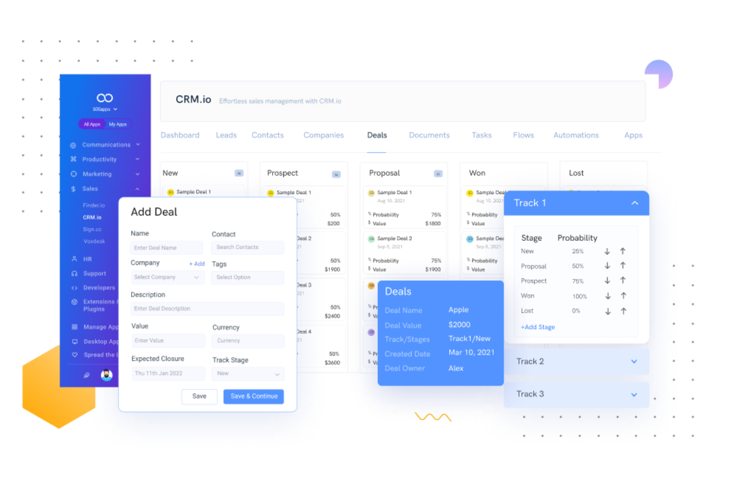 Agile CRM screenshot - 10 alternativas a HubSpot para 2026