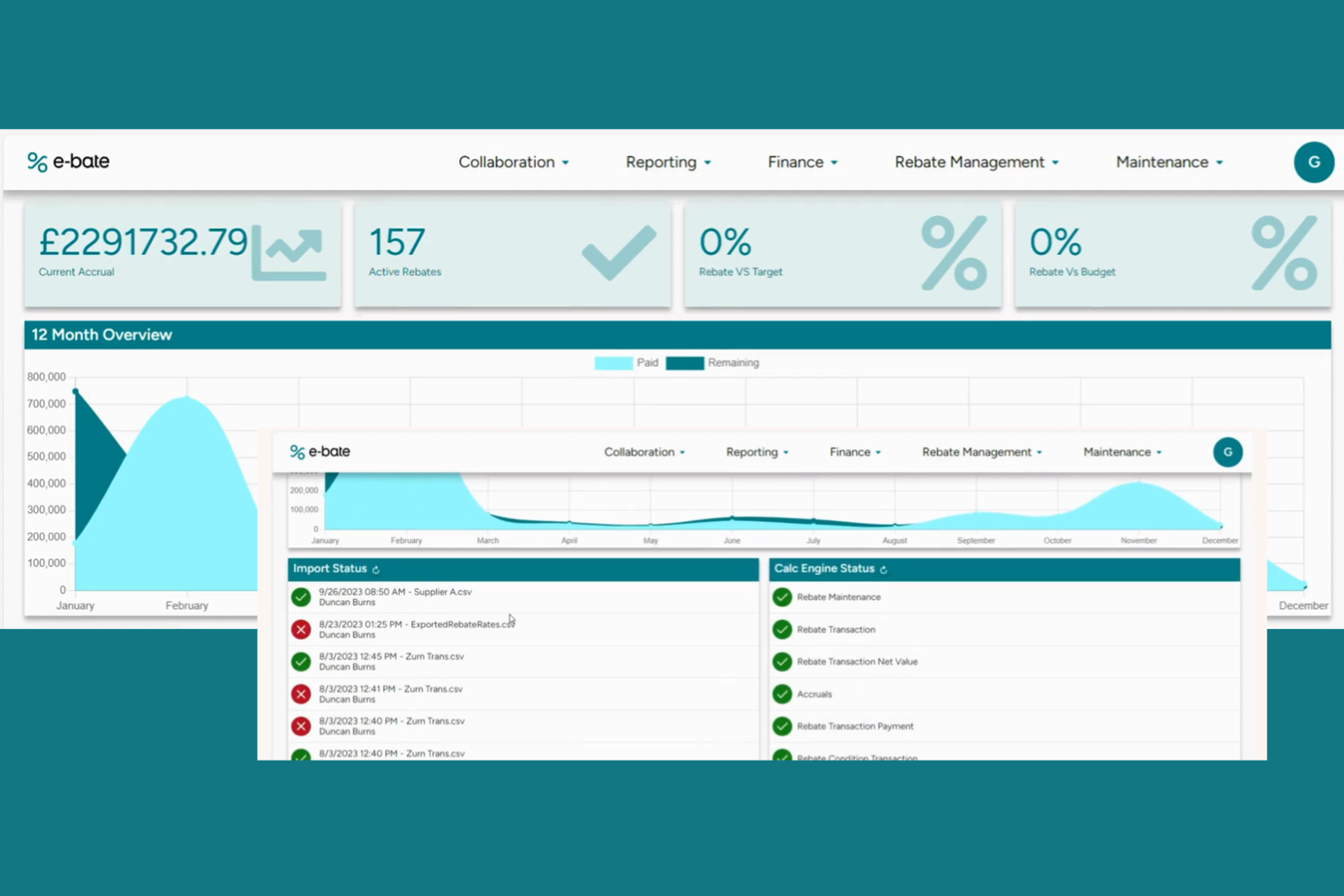 E-bate screenshot - Las 10 Mejores Soluciones de Software para la Gestión de Reembolsos Seleccionadas para 2026