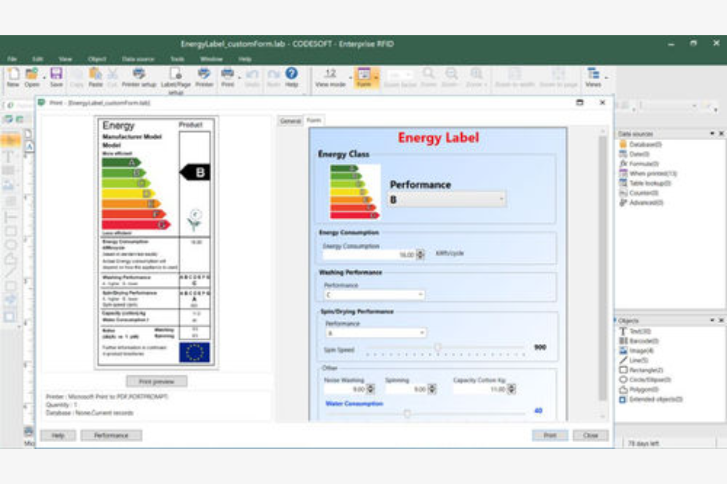 TEKLYNX CODESOFT screenshot - 10 mejores soluciones de software de códigos de barras para 2026