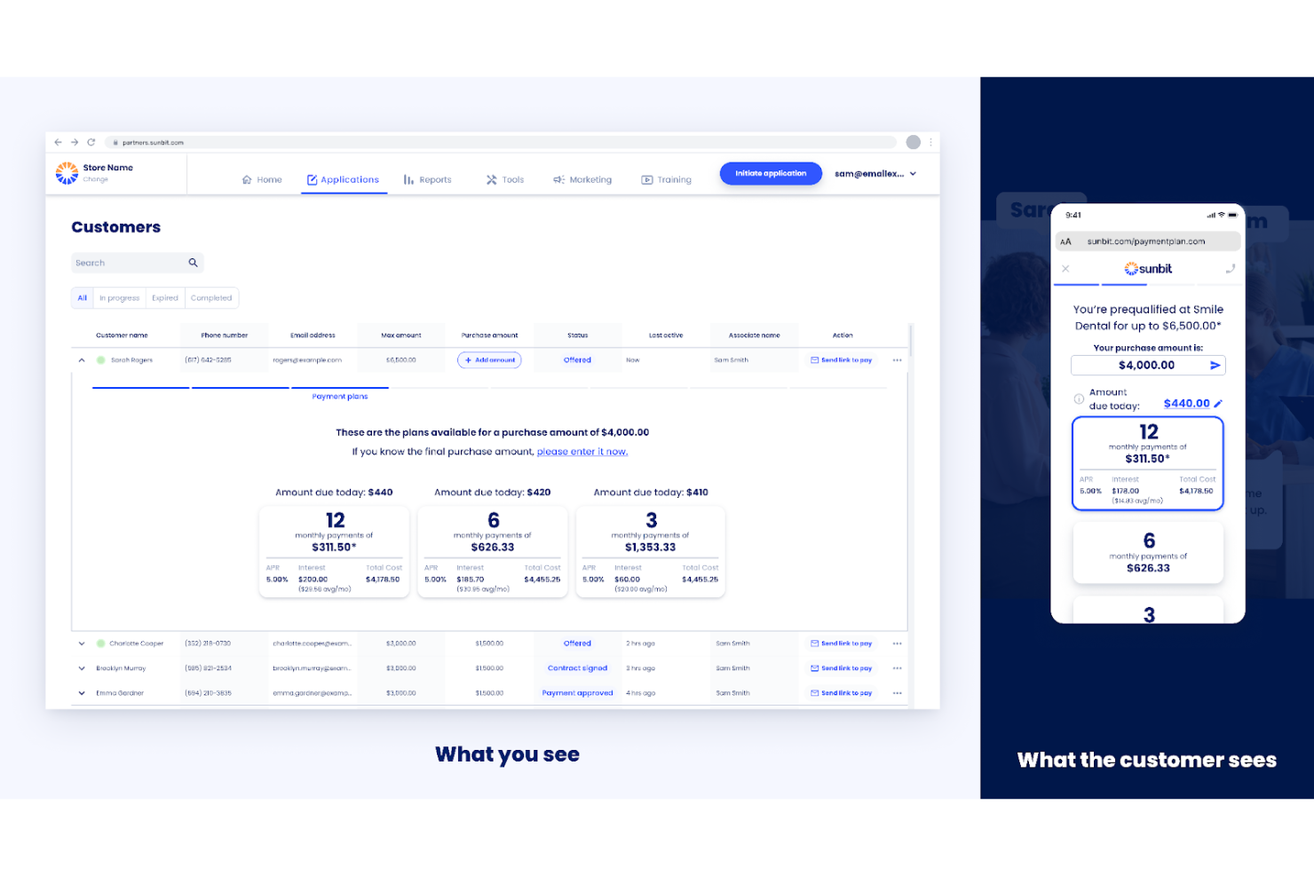 Sunbit screenshot - 14 alternativas a Affirm seleccionadas para 2026