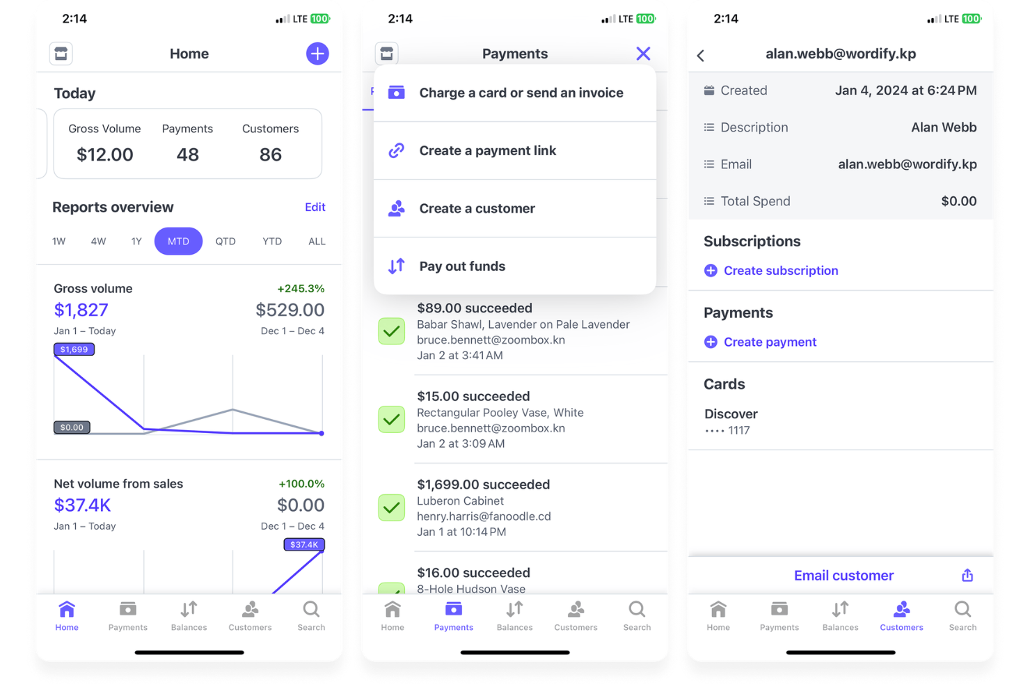 Stripe screenshot - 14 alternativas a Affirm seleccionadas para 2026