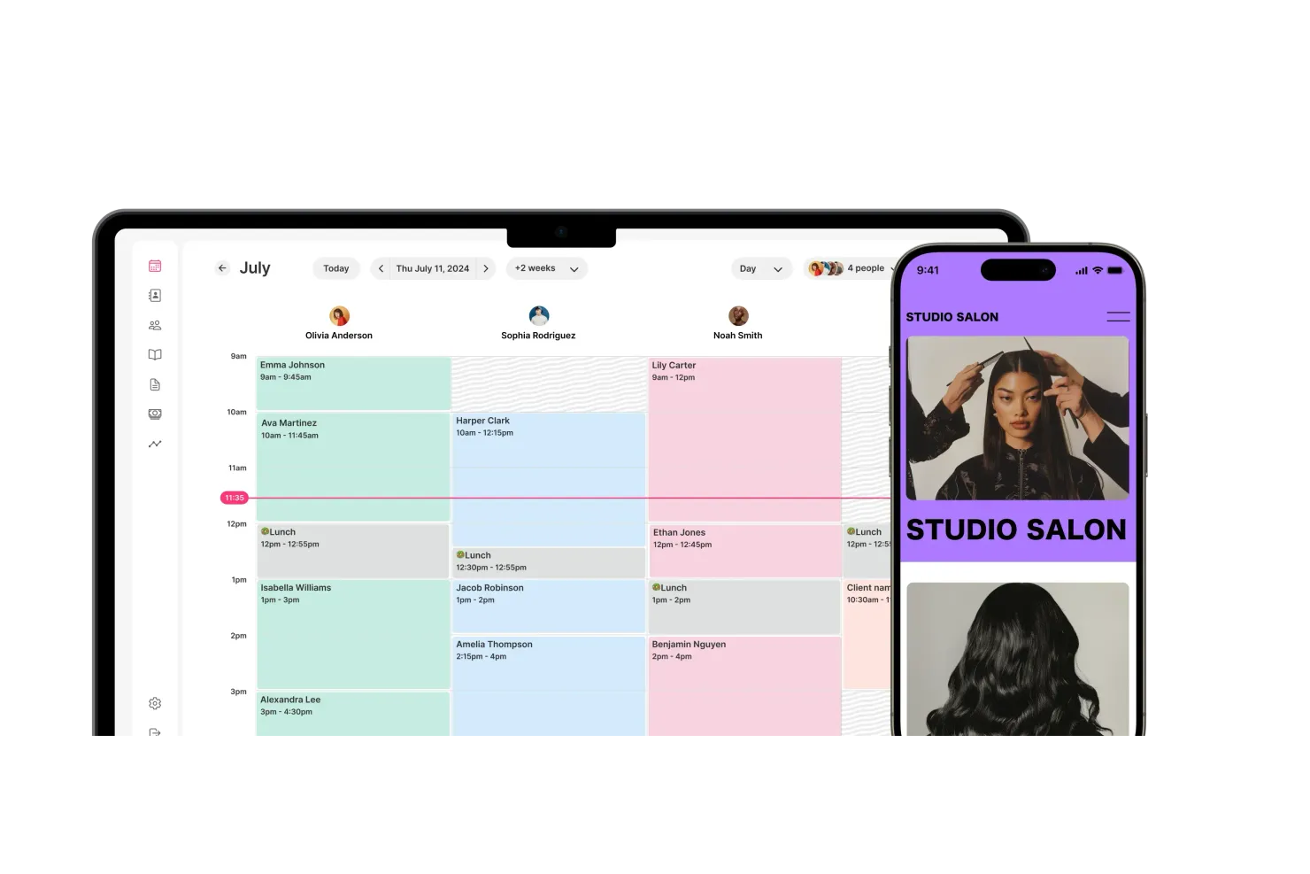 GlossGenius screenshot - I 10 migliori software POS per spa recensiti nel 2026