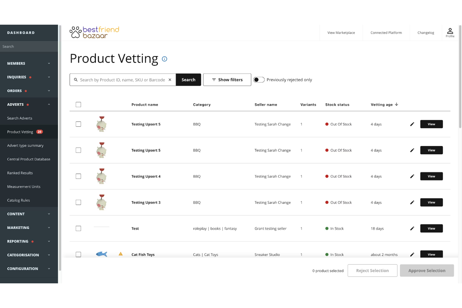 Marketplacer screenshot - I 10 migliori software per marketplace recensiti nel 2026