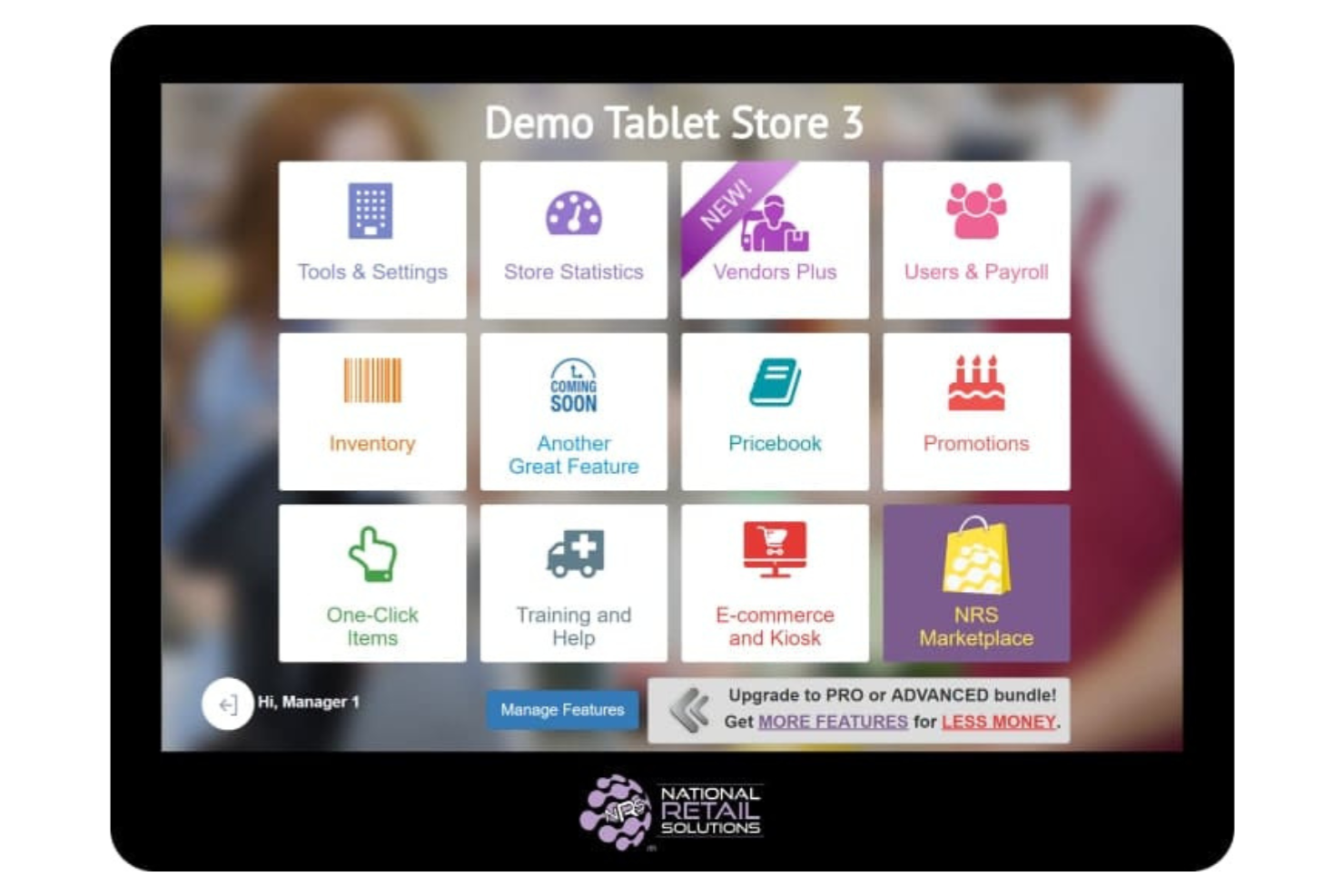 NRS screenshot - 10 Mejores Software de Punto de Venta en Línea Seleccionados para 2026