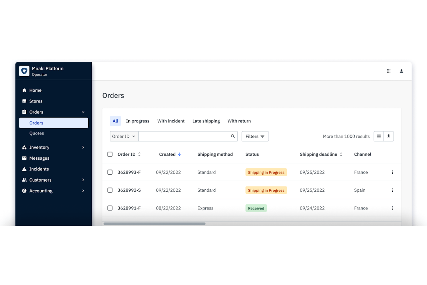 Mirakl screenshot - Los 10 mejores programas para mercados digitales analizados en 2026
