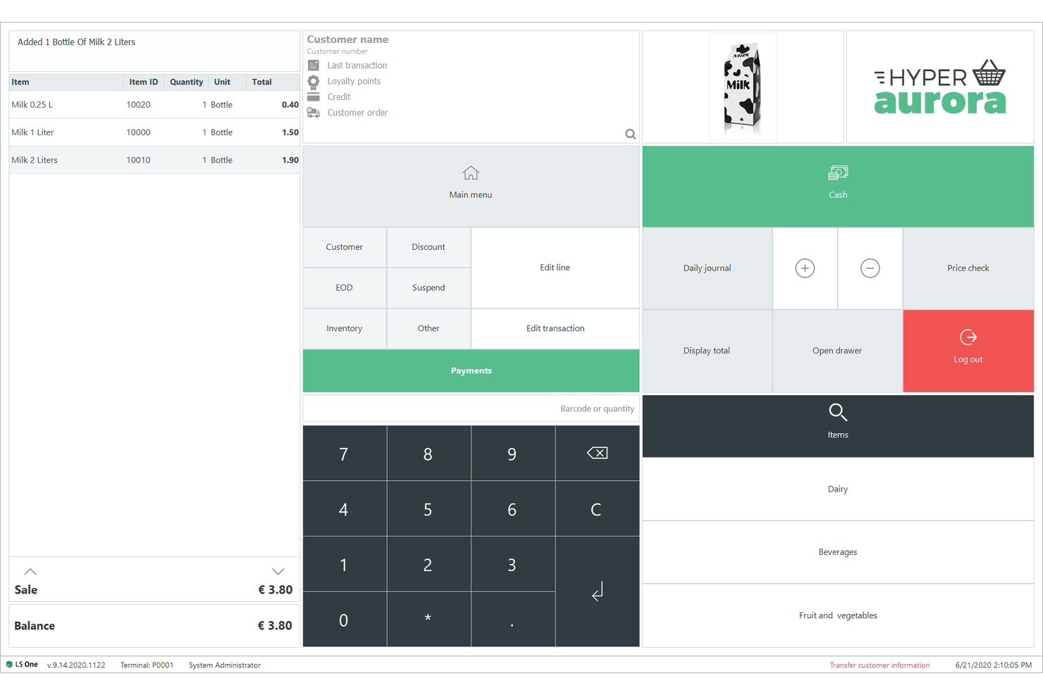 LS Retail Cafe POS System screenshot - Los 10 Mejores Sistemas POS para Cafeterías Analizados en 2026