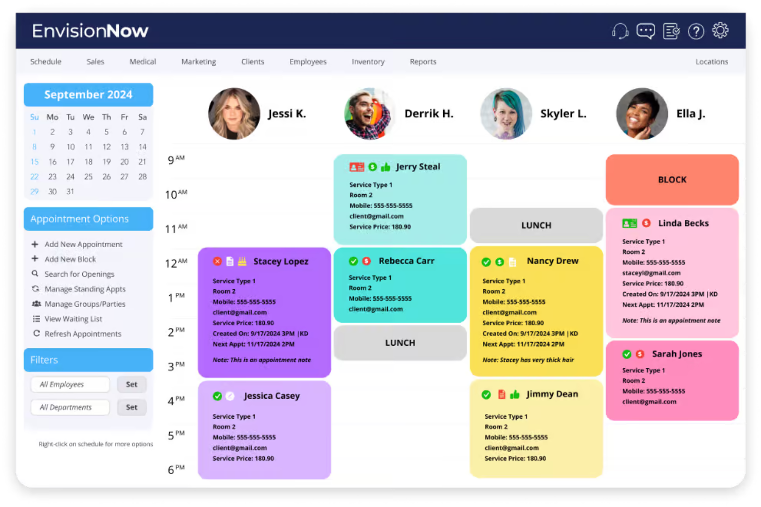 EnvisionNow screenshot - 13 Mejores Programas de Punto de Venta para Spas en 2026