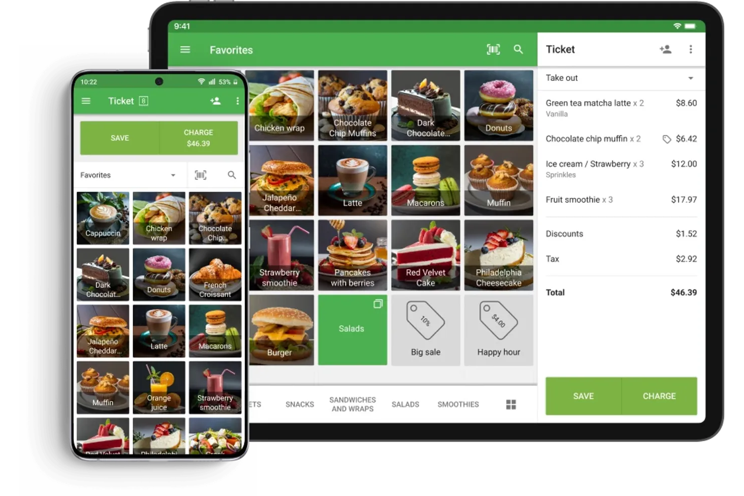 Loyverse POS screenshot - Le 10 migliori casse POS per caffetterie recensite nel 2026