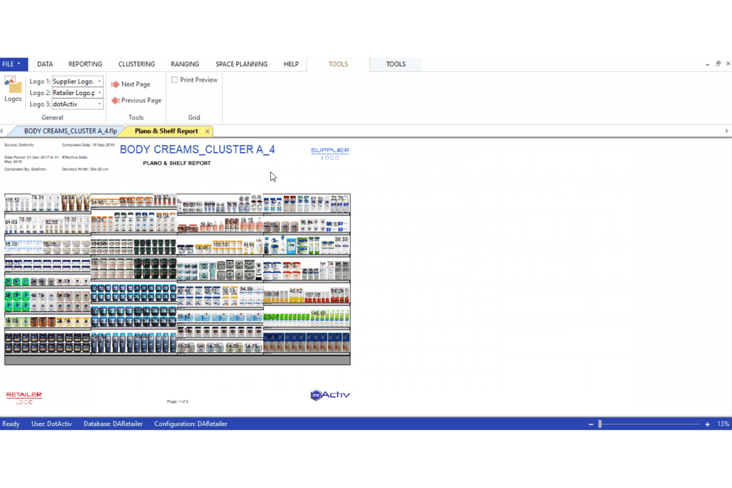 DotActiv screenshot - 18 Mejores Programas de Planogramas para 2026