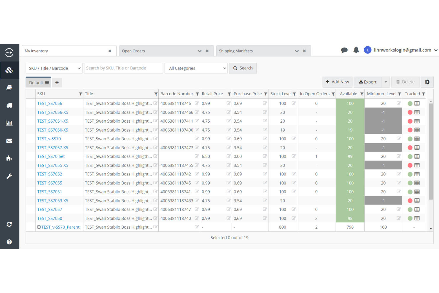 Linnworks screenshot - 10 programas de gestión de inventario de Amazon elegidos para 2026