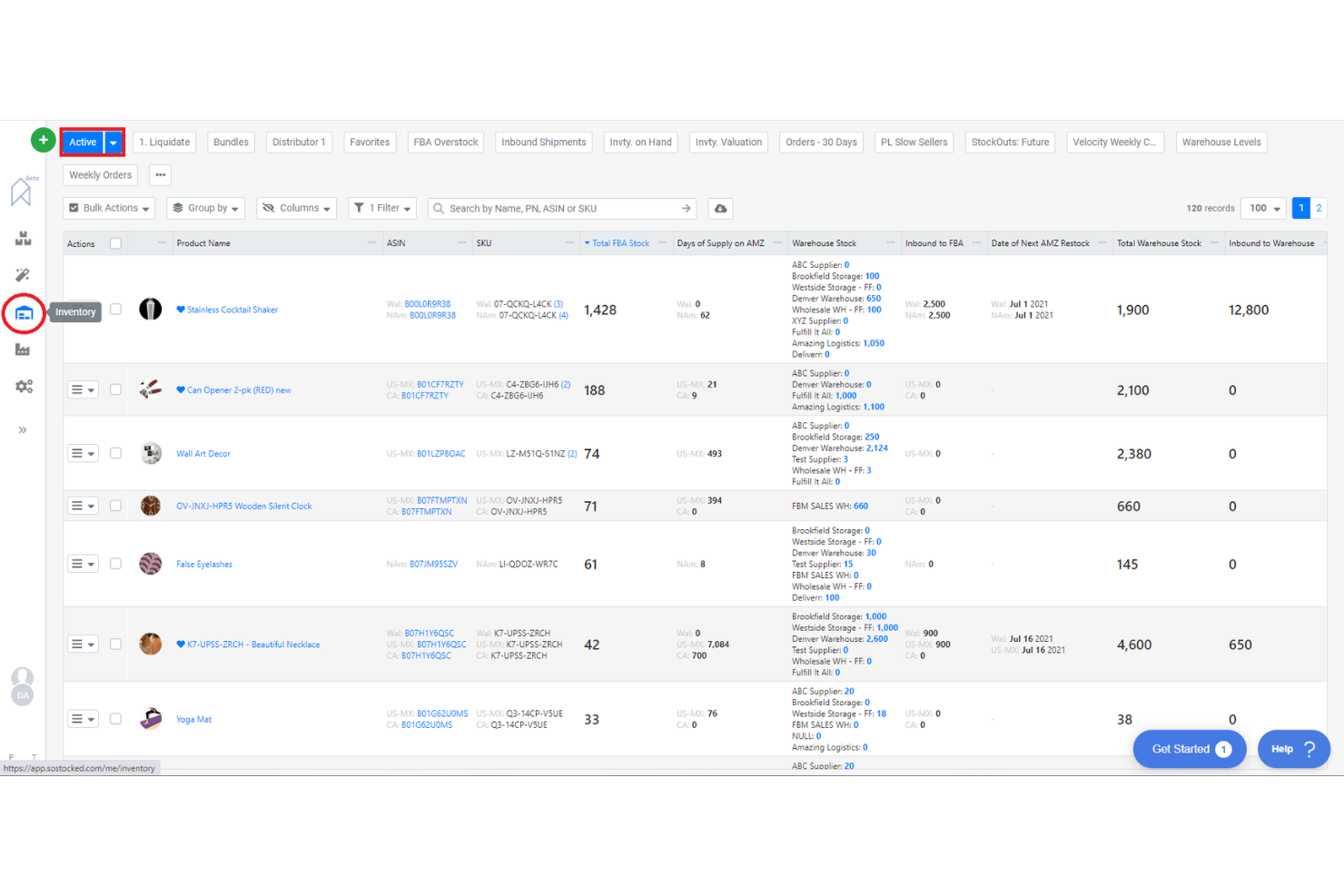 SoStocked screenshot - 10 programas de gestión de inventario de Amazon elegidos para 2026