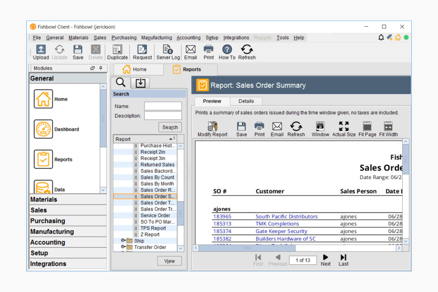 Fishbowl Inventory screenshot - I 10 Migliori Software di Gestione dell’Inventario Omnicanale del 2026