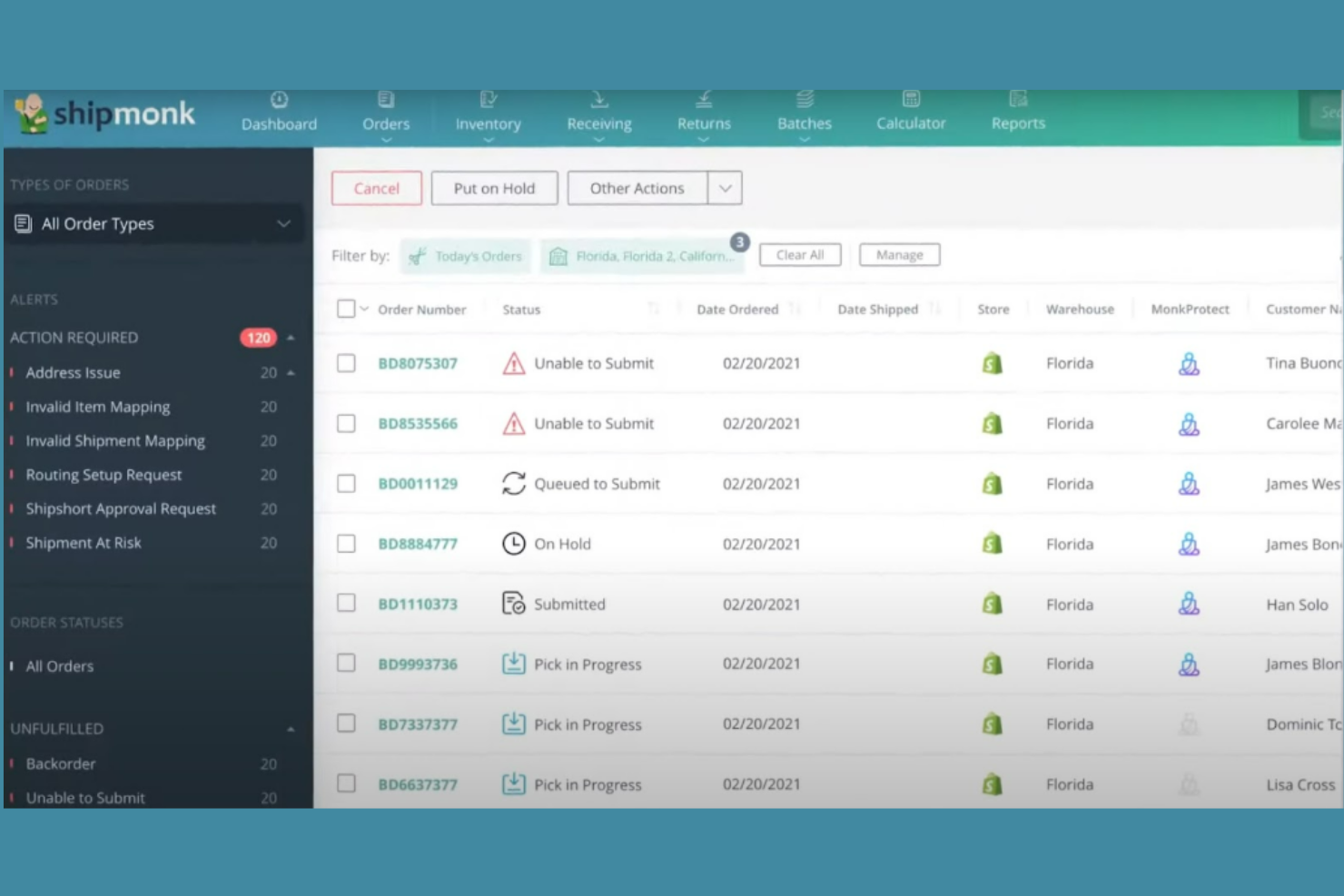 ShipMonk screenshot - Los 10 Mejores Software de Procesamiento de Pedidos para 2026