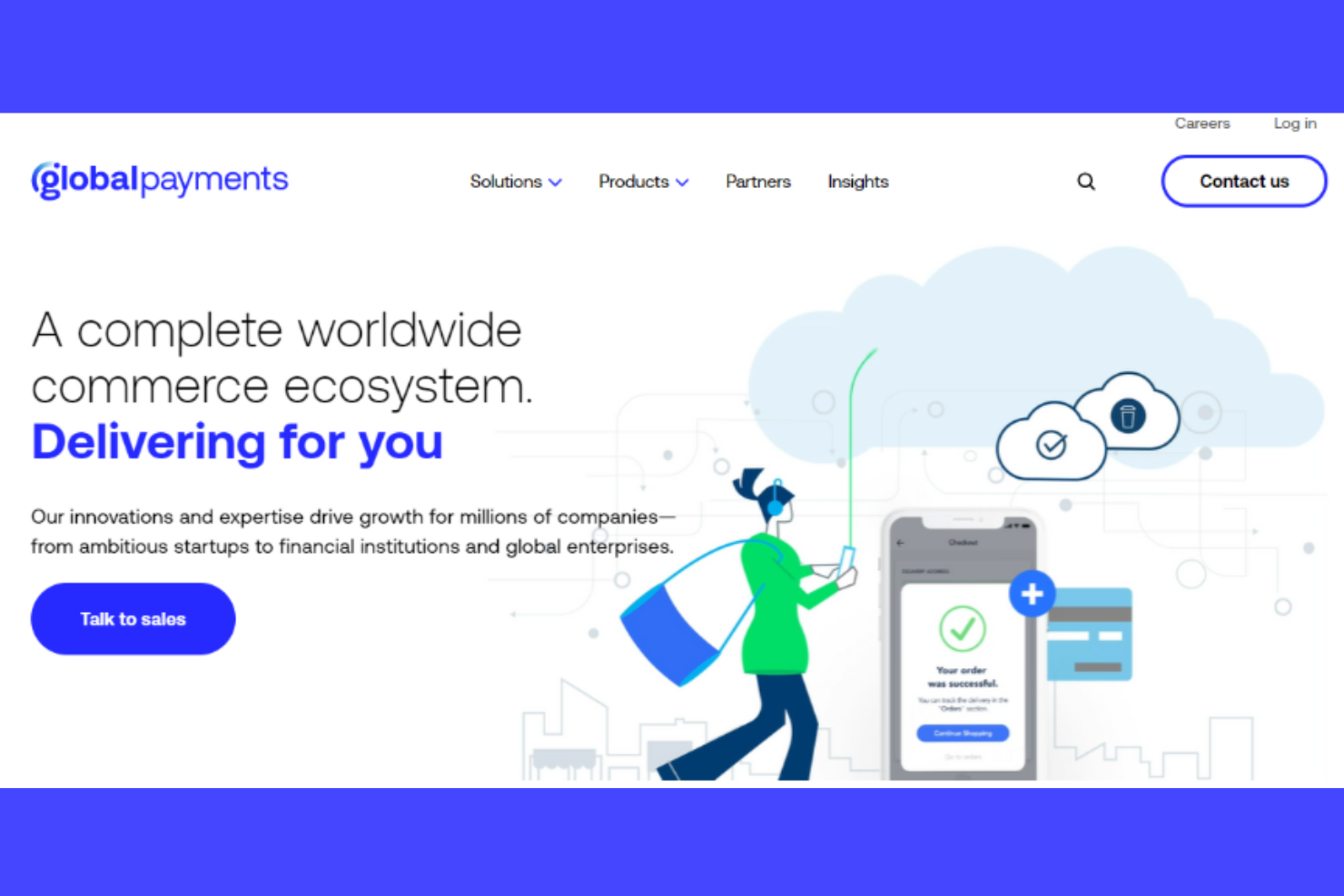 Global Payments screenshot - Le 10 migliori alternative a Shopify Payments per il 2026