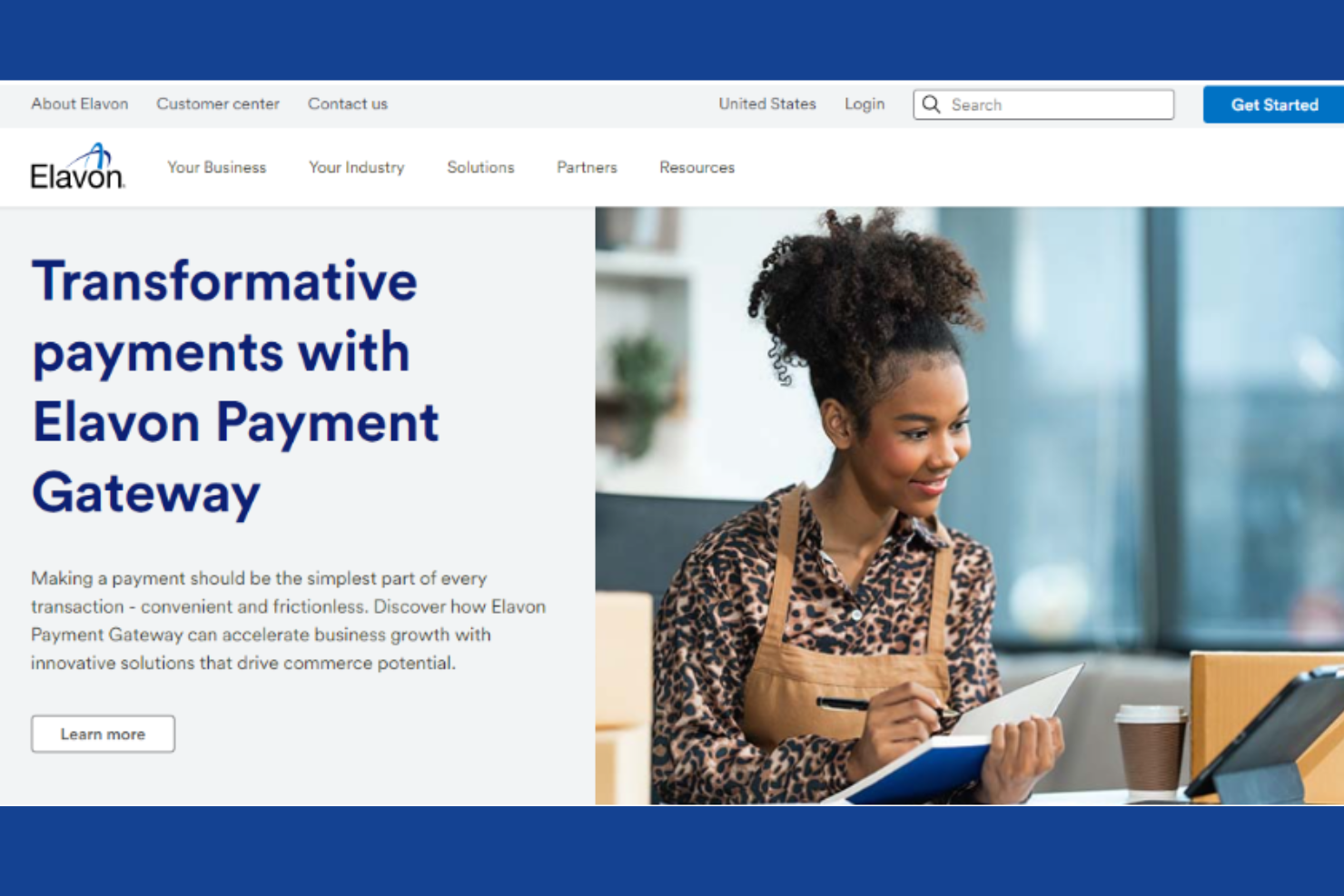 Elavon screenshot - Las 10 mejores alternativas a Shopify Payments para 2026