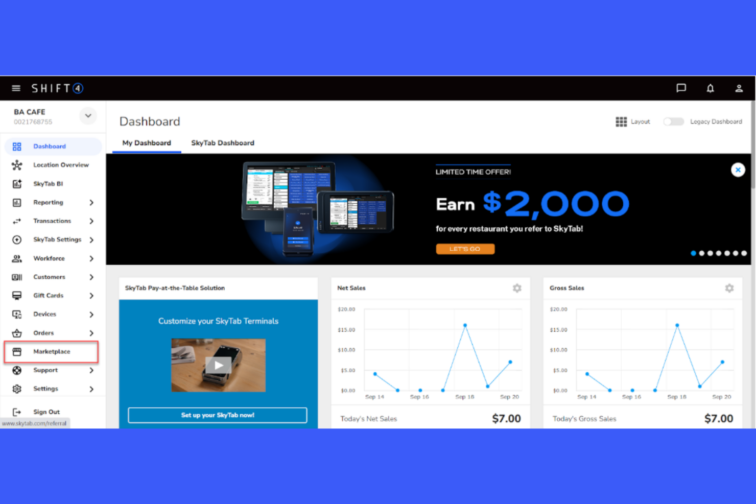 Shift4 screenshot - Las 10 mejores alternativas a Shopify Payments para 2026