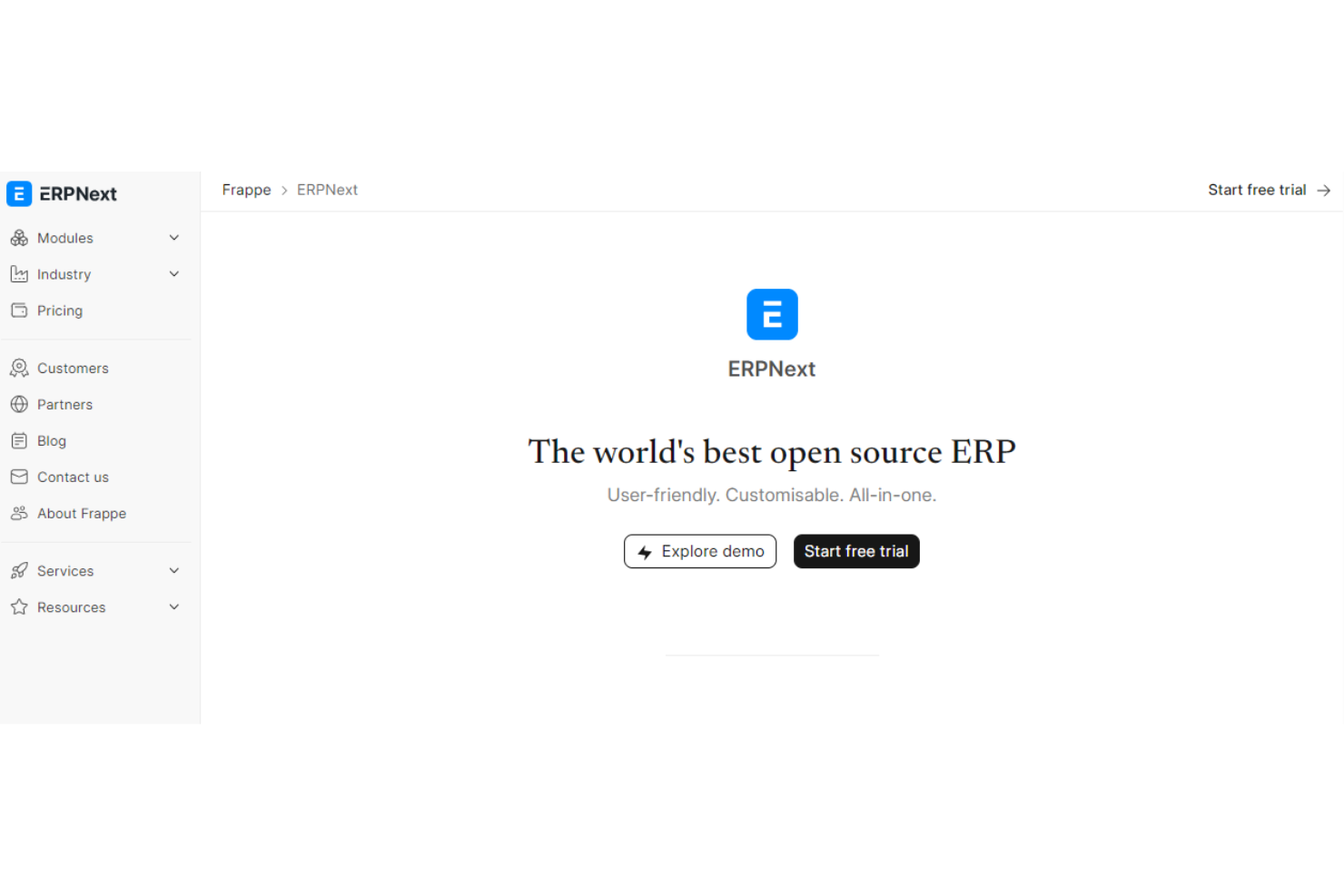 ERPNext screenshot - 10 Mejores Software de Gestión de Pedidos Distribuidos para 2026