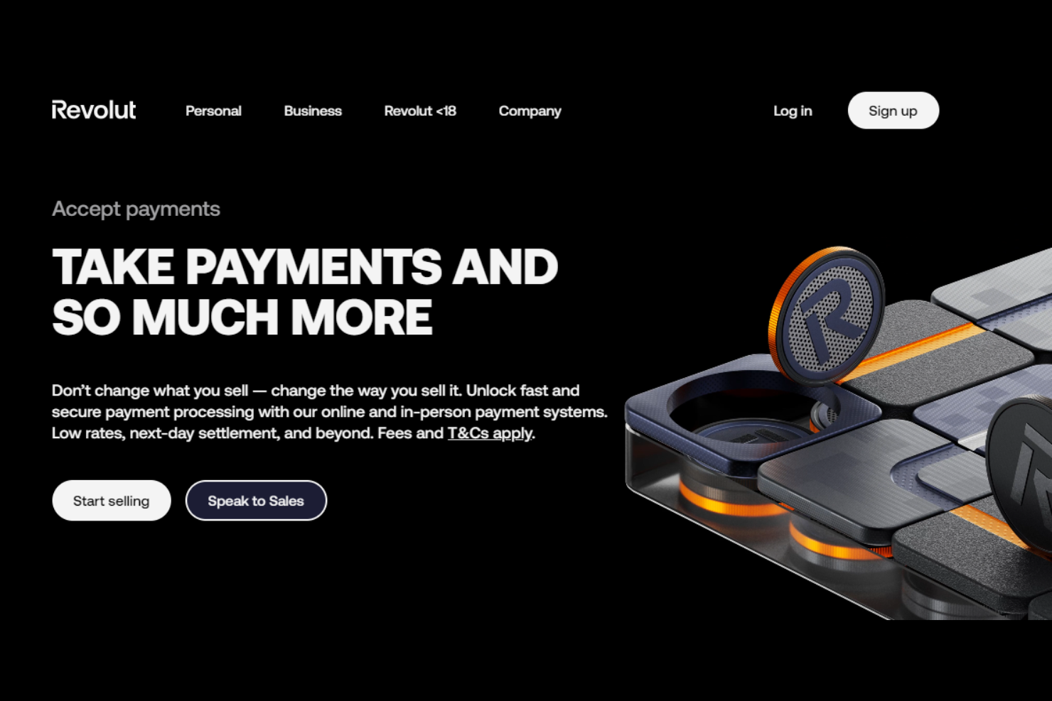 Revolut screenshot - 10 migliori alternative a Stripe per i pagamenti online nel 2026