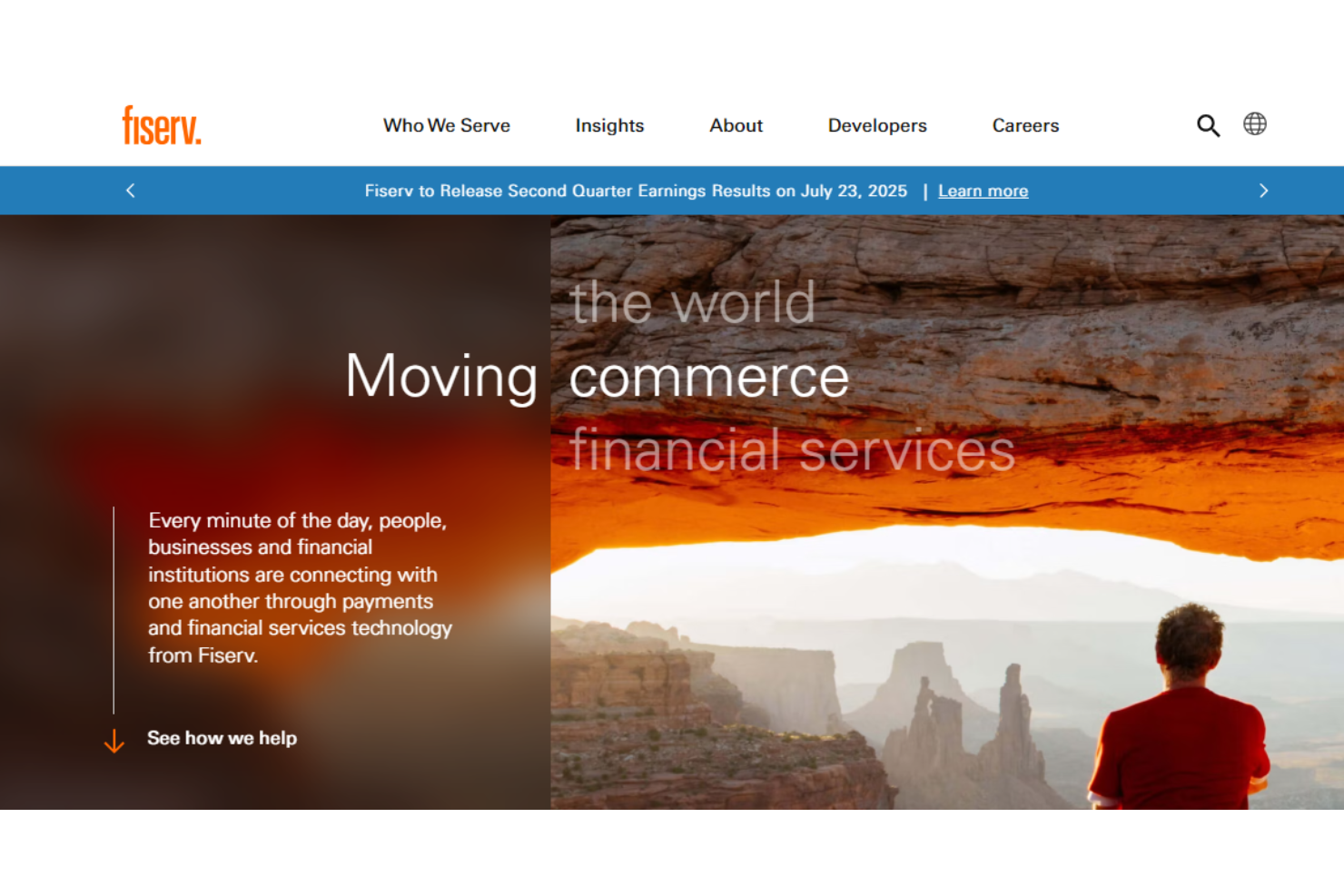 Fiserv screenshot - 10 migliori alternative a Stripe per i pagamenti online nel 2026