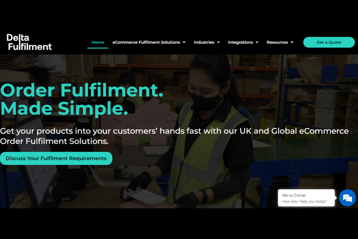Delta Fulfilment screenshot - 10 Migliori Servizi di Gestione Ordini nel Regno Unito per l’E-commerce 2026