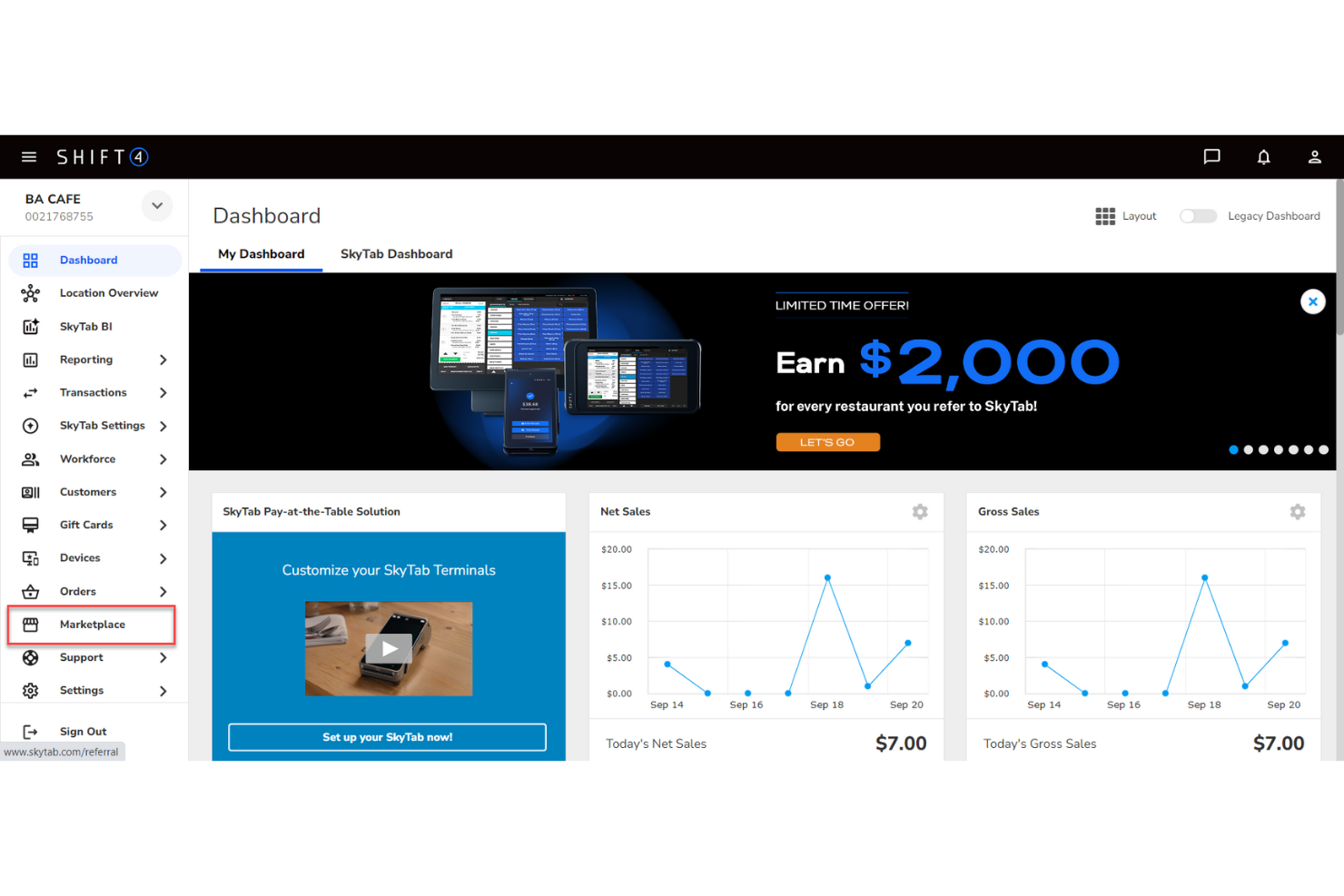 Shift4 screenshot - 10 mejores alternativas a Shopify POS, clasificadas para 2026