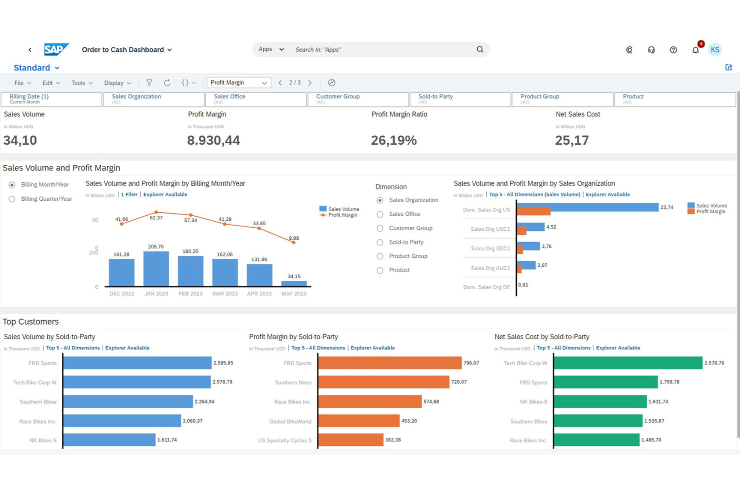 SAP S/4HANA Cloud screenshot - 10 Mejores Software de Gestión de Pedidos Distribuidos para 2026