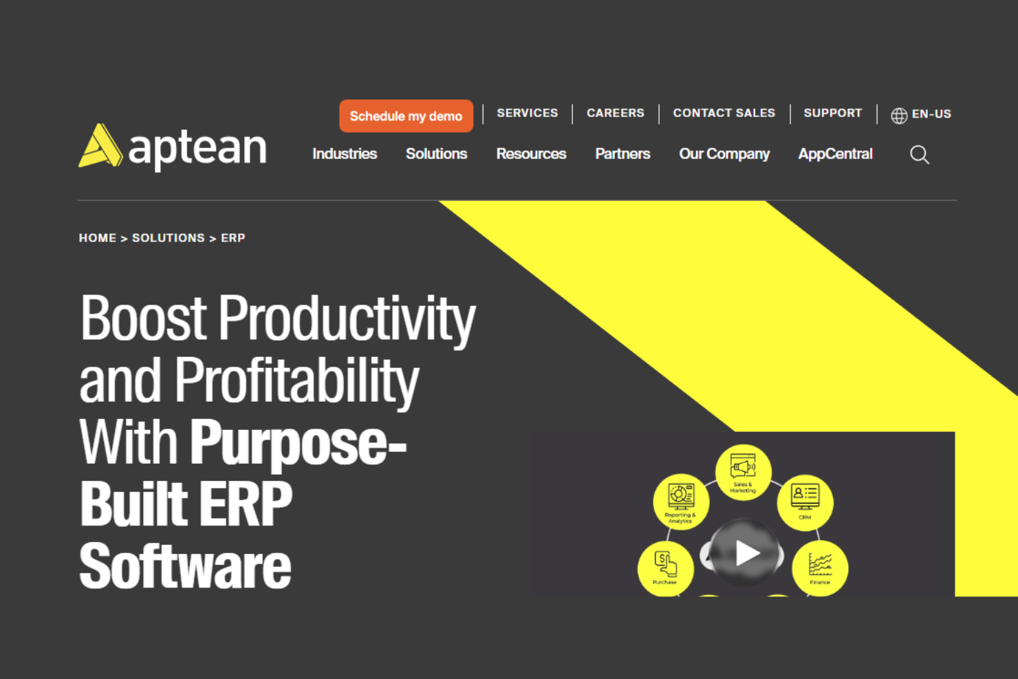Aptean screenshot - 10 Mejores Software de Gestión de Pedidos Distribuidos para 2026
