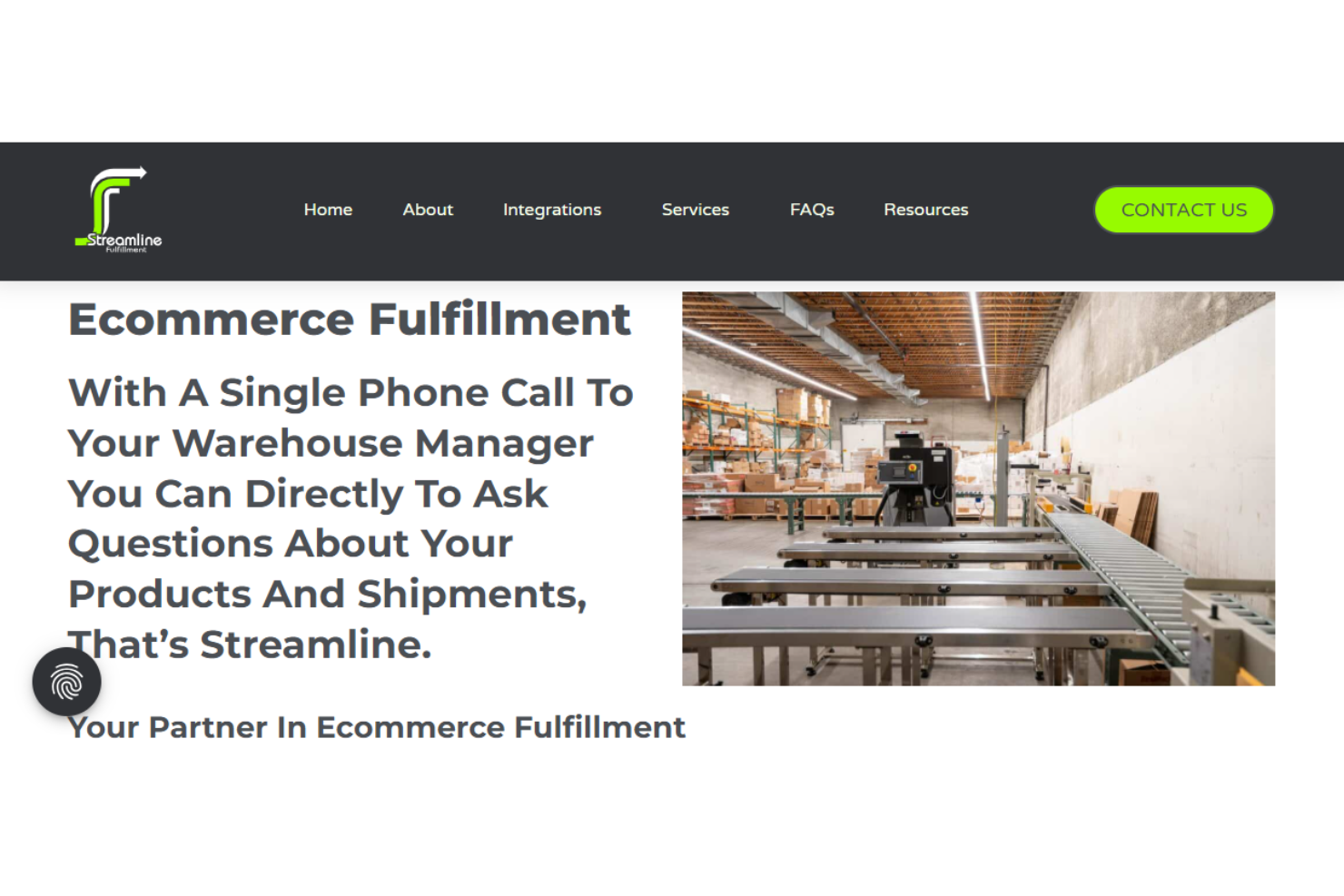 Streamline Fulfillment screenshot - 10 migliori servizi di evasione degli ordini personalizzati per il 2026