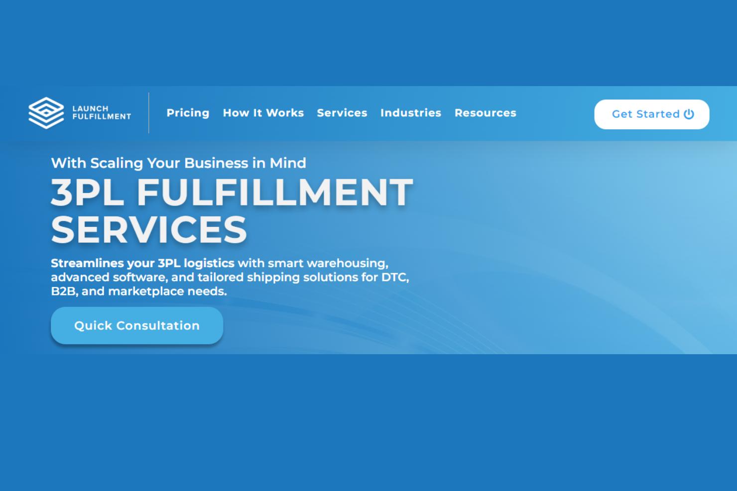 Launch Fulfillment screenshot - 10 migliori servizi di evasione degli ordini personalizzati per il 2026