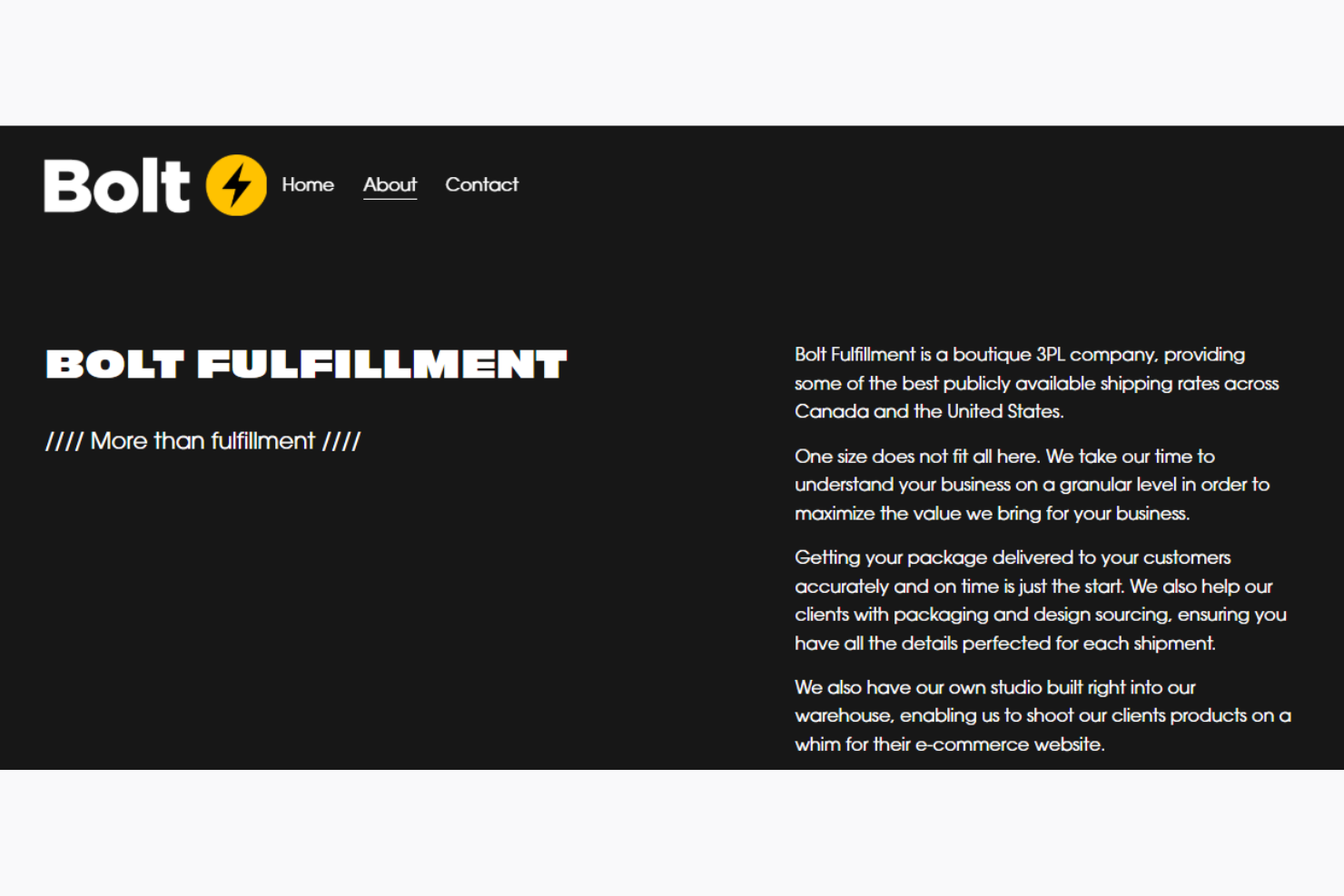 Bolt Fulfillment screenshot - 10 Mejores Servicios de Cumplimiento de Pedidos para Pequeñas Empresas 2026