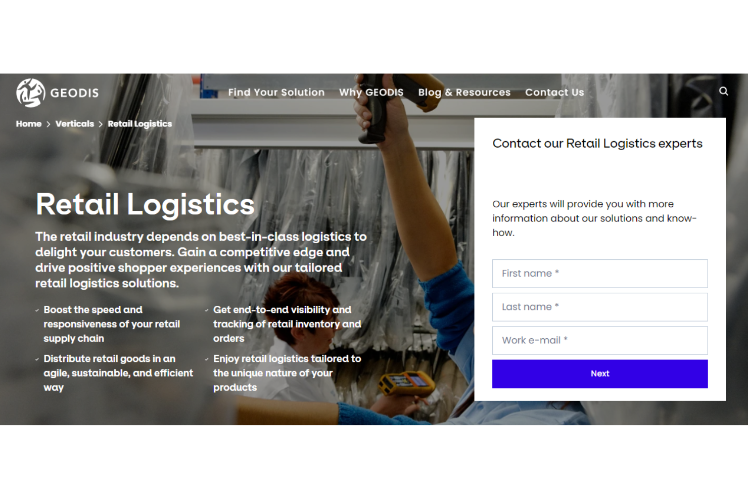 Geodis eLogistics screenshot - 10 Mejores Servicios de Logística para Startups en 2026