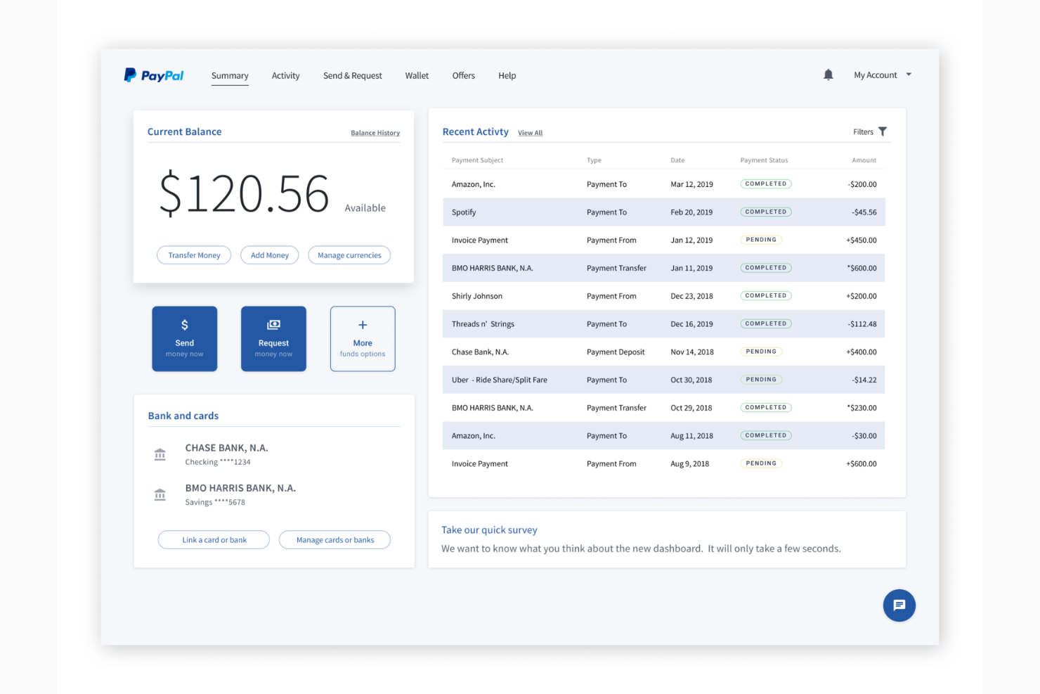 PayPal screenshot - Los 10 Mejores Procesadores de Pagos para Organizaciones sin Fines de Lucro en 2026