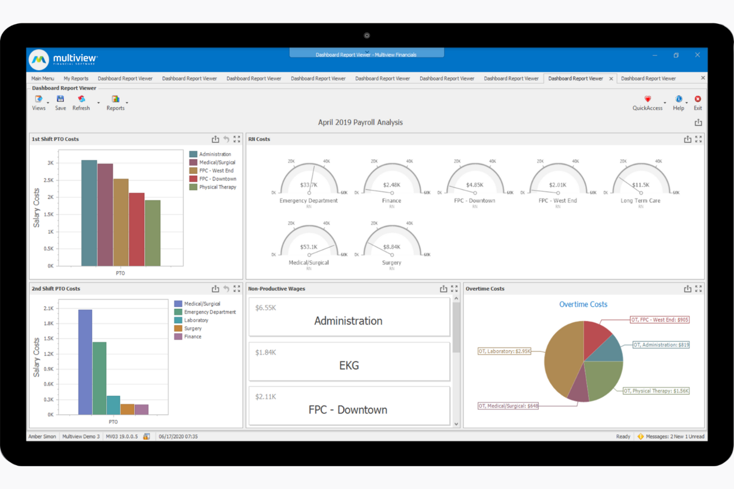 Multiview ERP screenshot - 10 migliori software di contabilità con gestione dell’inventario 2026