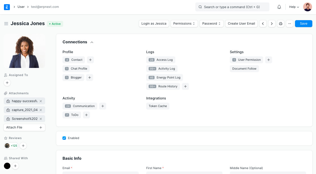 ERPNext screenshot - Los 10 mejores software de gestión de inventario ERP para 2026