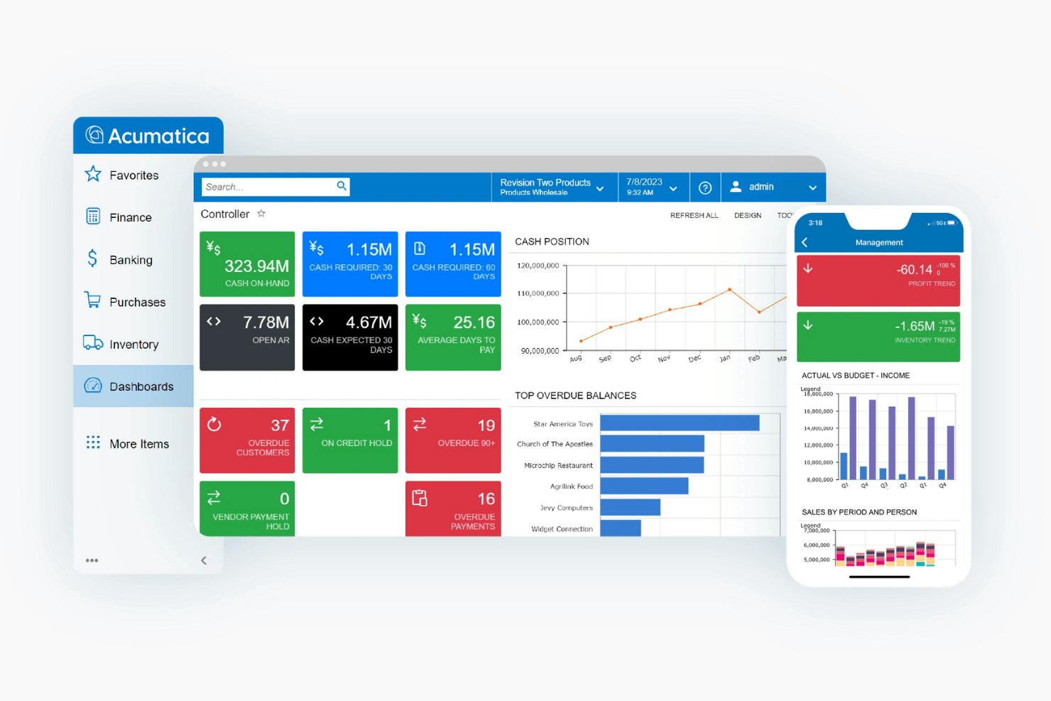Acumatica ERP screenshot - 10 Mejores Software de Seguimiento de Lotes, Clasificados para 2026