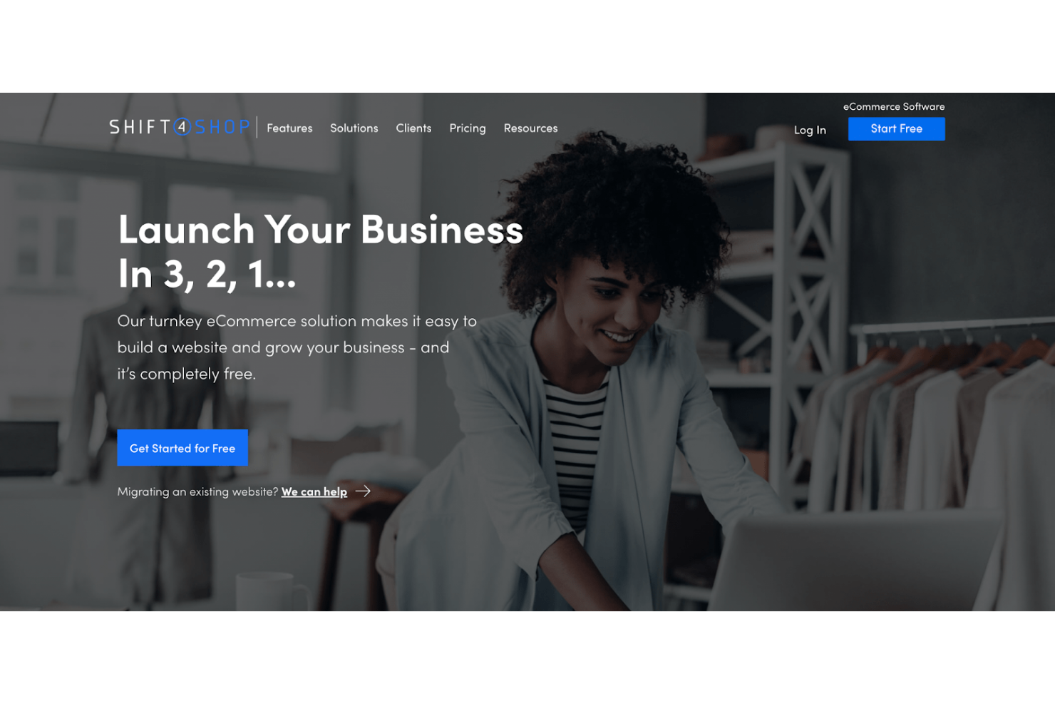 Shift4Shop screenshot - Le 10 migliori alternative a Squarespace a confronto per il 2026