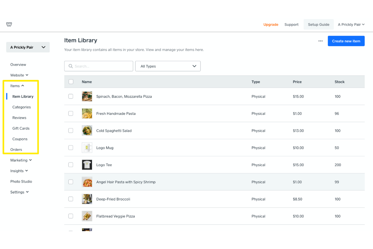 Weebly screenshot - Le 10 migliori alternative a Squarespace a confronto per il 2026