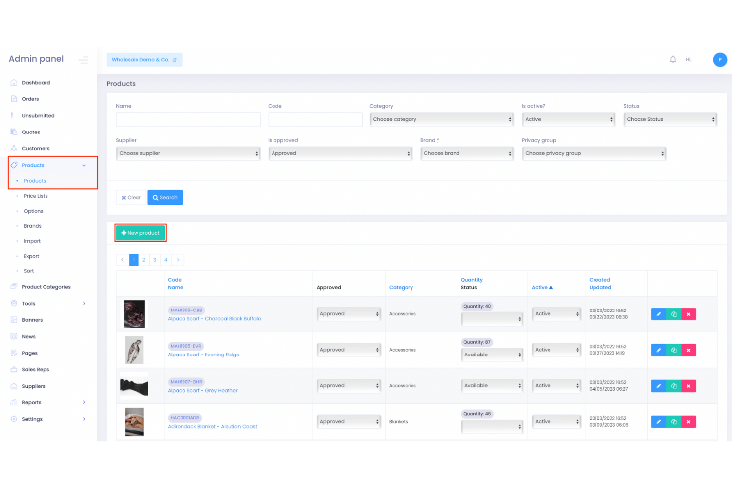 B2B Wave screenshot - Las 10 Mejores Soluciones de Gestión de Pedidos al Por Mayor Para 2026