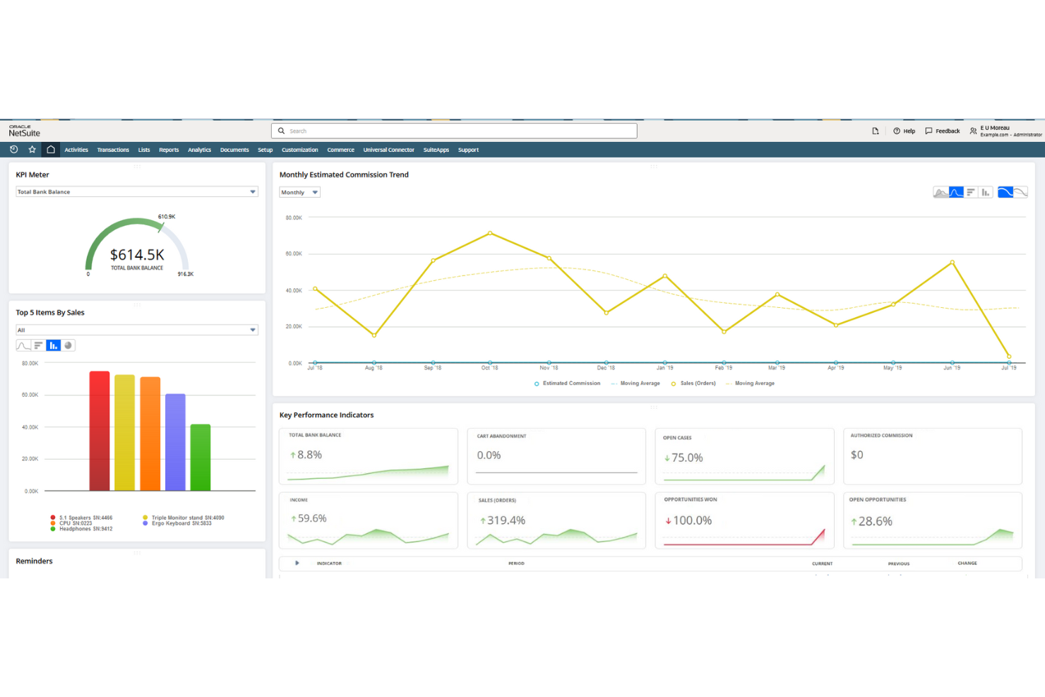 Oracle NetSuite screenshot - I 10 migliori sistemi di gestione degli ordini all’ingrosso per il 2026