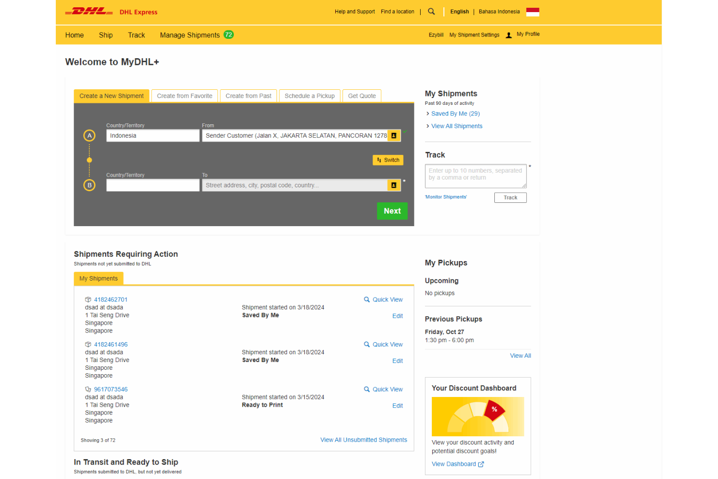 DHL Supply Chain screenshot - 10 mejores servicios de almacenamiento y gestión logística para 2026