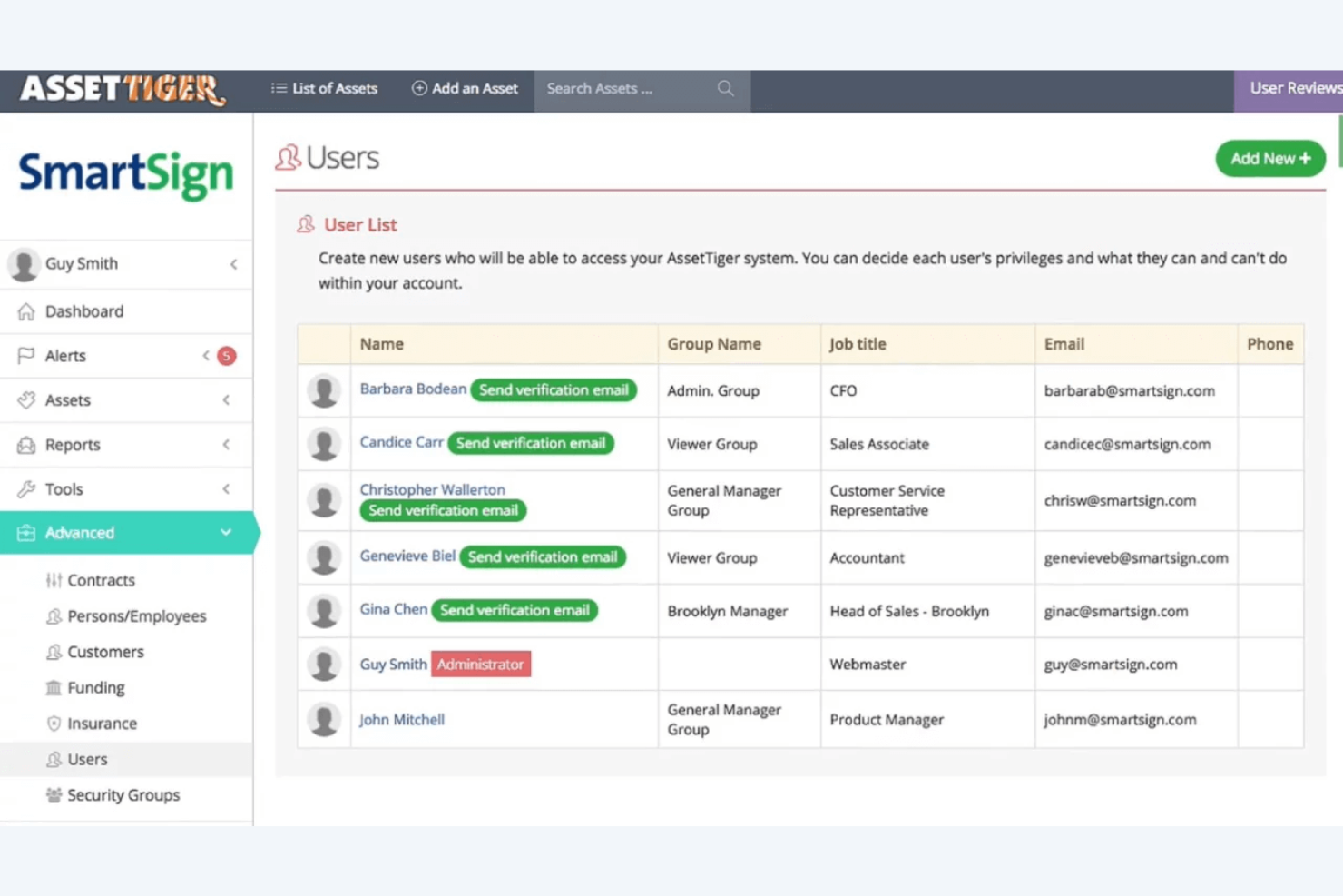 AssetTiger screenshot - Los 10 Mejores Programas de Gestión de Inventario de Activos para 2026