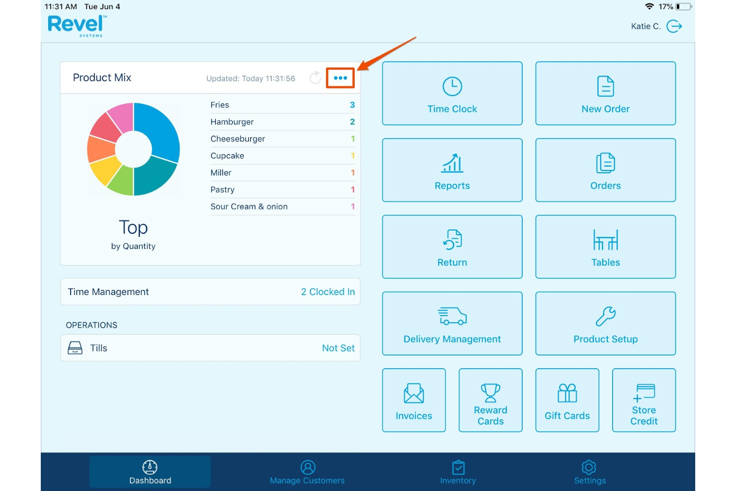 Revel Systems screenshot - 10 Mejores Programas de Gestión de Inventario POS para 2026