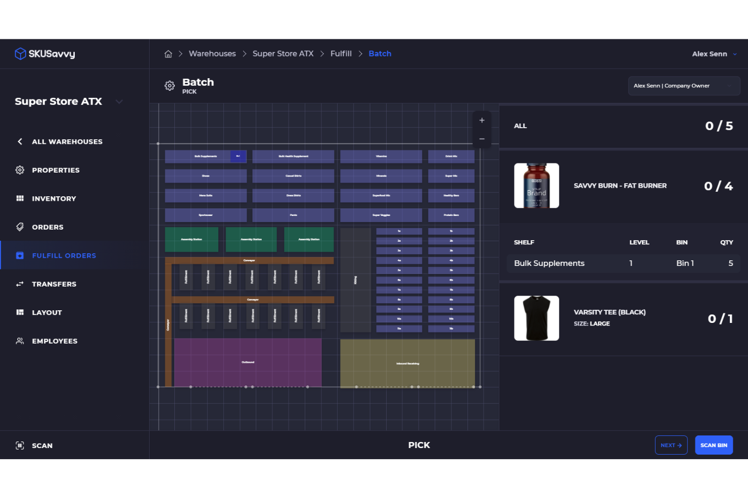 SKUSavvy screenshot - 10 migliori strumenti mobili per la gestione dell’inventario del 2026